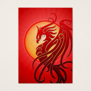 Phoenix tribal rouge