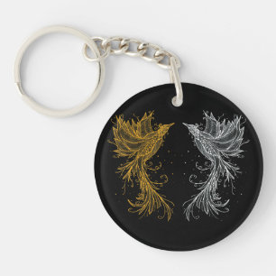 Phoenix Twins Acrylic Keychain