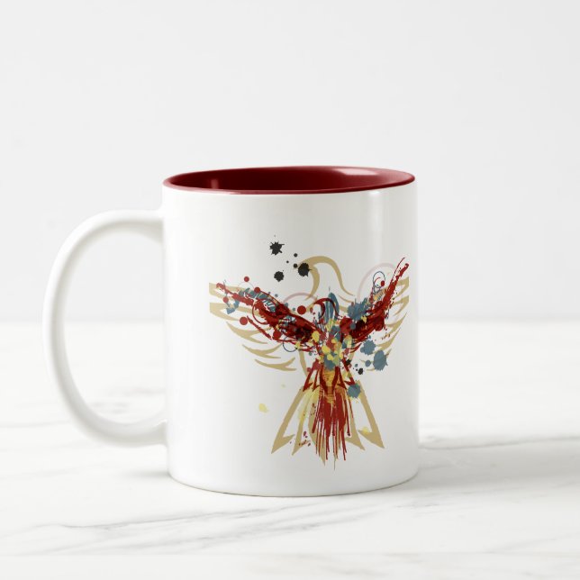 Phoenix Two-Tone Coffee Mug (Left)