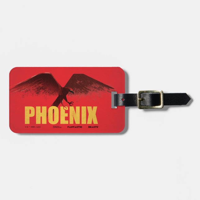 Phoenix Vingate Graphic Luggage Tag (Front Horizontal)