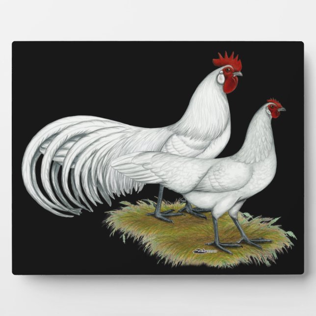 Phoenix:  White Pair Plaque (Front)