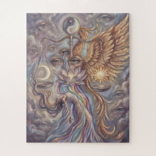 “Phoenix Yin Yang Canvas – Jigsaw Puzzle