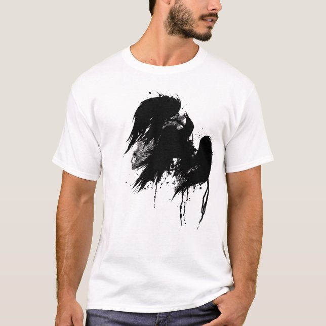 PhoenixBlackSkewed T-Shirt (Front)