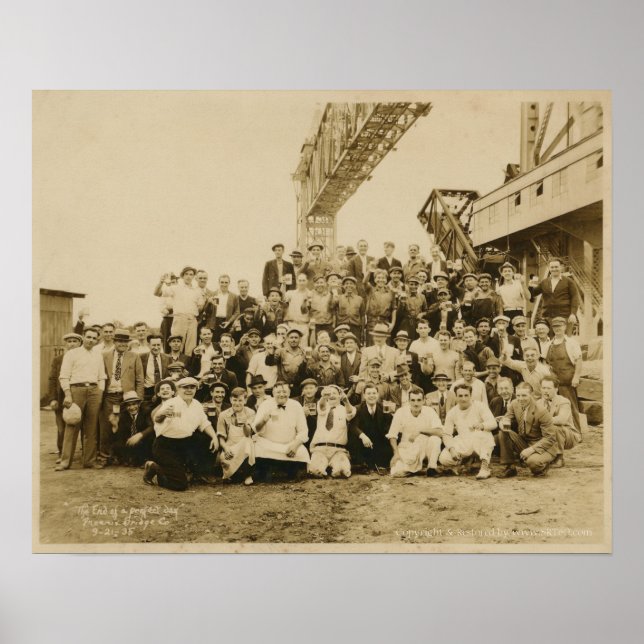 Phoenixville Iron Works Photograph Poster (Front)