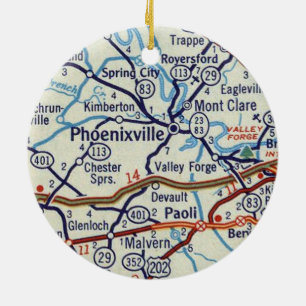 Phoenixville PA Ceramic Ornament