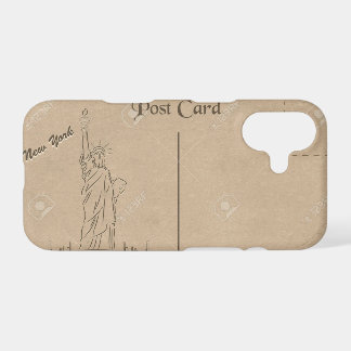 Phone 17 Case Mate – Old Postcard New York City