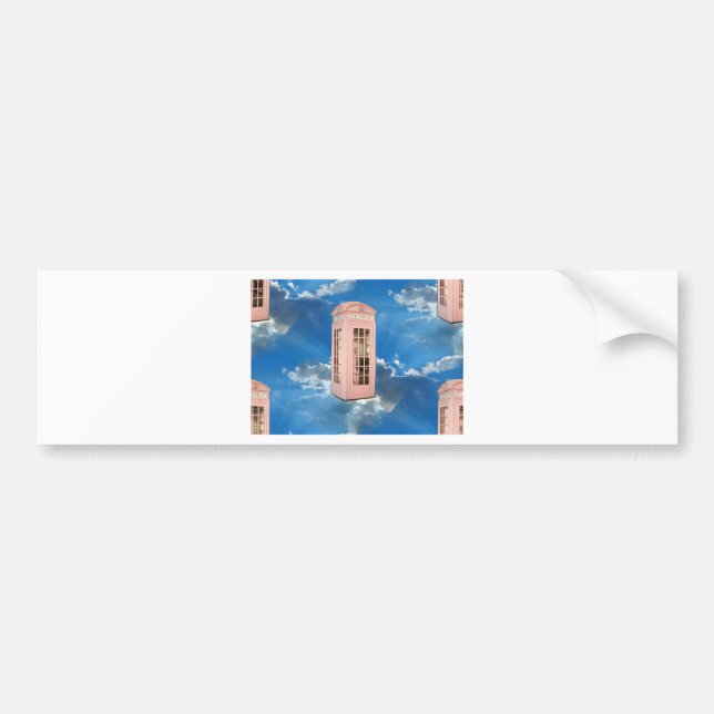 phone booth bumper sticker (Front)