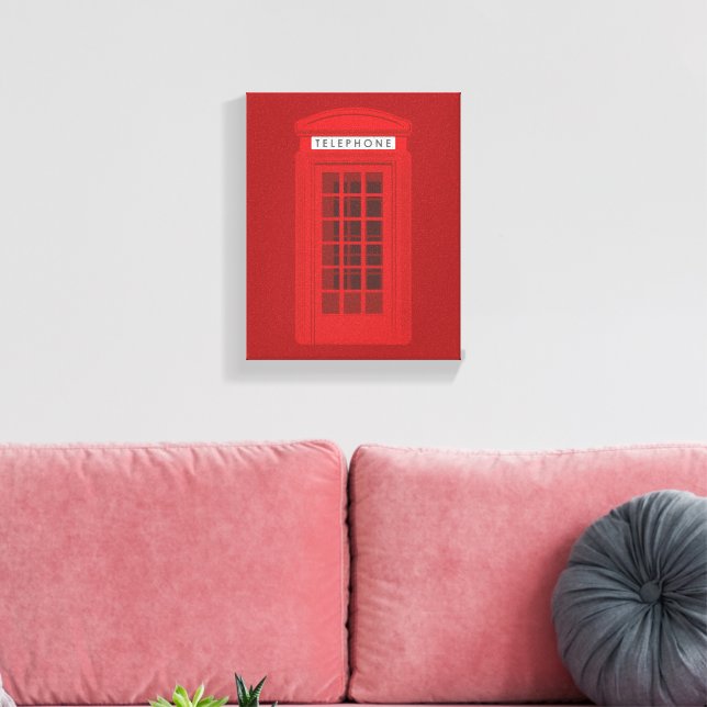 Phone Box Canvas Print (Insitu(LivingRoom))