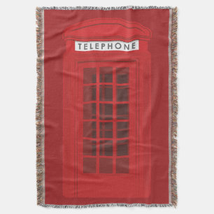 Phone Box Throw Blanket