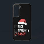Phone Case<br><div class="desc">Nice Naughty Sassy Christmas List</div>