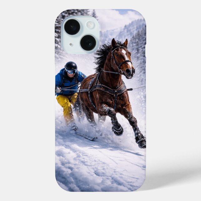 Phone Case 15| Electronics | Winter Horse (Back)