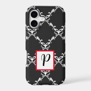 Phone case, black and white 