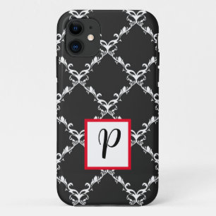 Phone case, black and white  iPhone 11 case