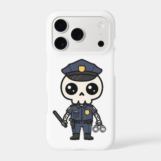 Phone case Boonis as a policeman (Back)