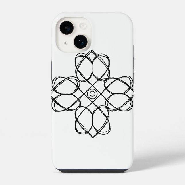 Phone case, cross design iPhone case (Back)
