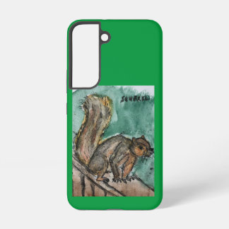 Phone case featuring an image of a squirrel