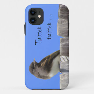 Phone Case - Flycatcher on fence (hrz)