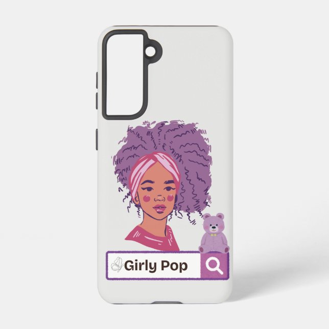 Phone case girly pop teddy bear  (Back)