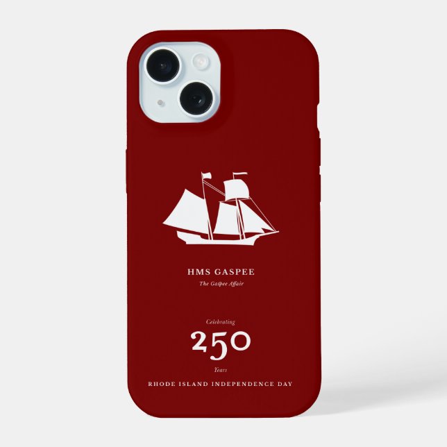 Phone Case — HMS Gaspee (Back)
