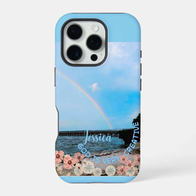 Phone Case I phone " God is very Creative (Back)