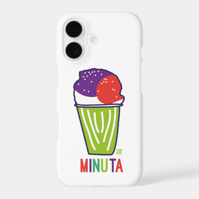 Phone case MINUTA salvadoreña (Verso)