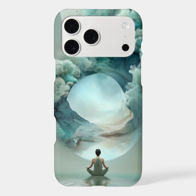 Phone Case Mystical Zen Meditation Under Celestial (Back)