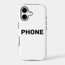 Phone case that says phone