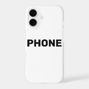 Phone case that says phone