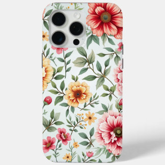 phone case with beautiful flowers iPhone 15 Pro Ma