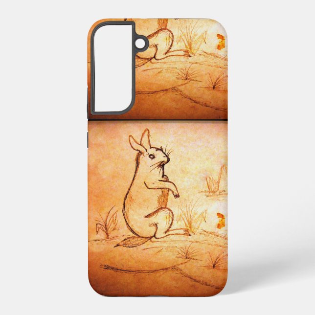 Phone case with rabbit design for animal lovers (Back)