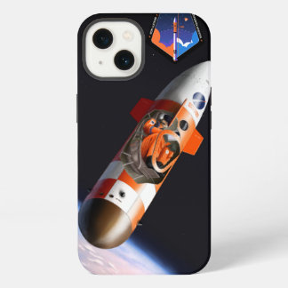 Phone cover with Spica Mission Patch and astronaut