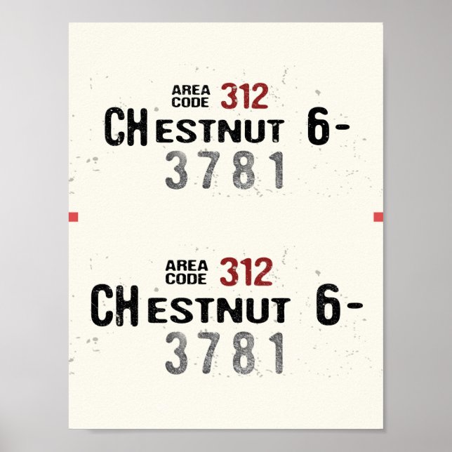 Phone Dial Betsy Poster (Front)