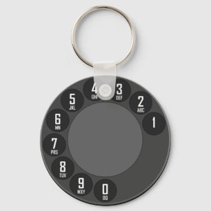 phone dial keyring