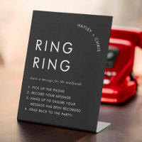 Phone Message Wedding Audio Guest Book