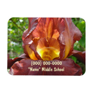 Phone Number magnets Middle School magnet