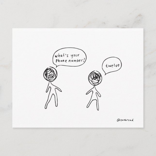 phone number postcard (Front)