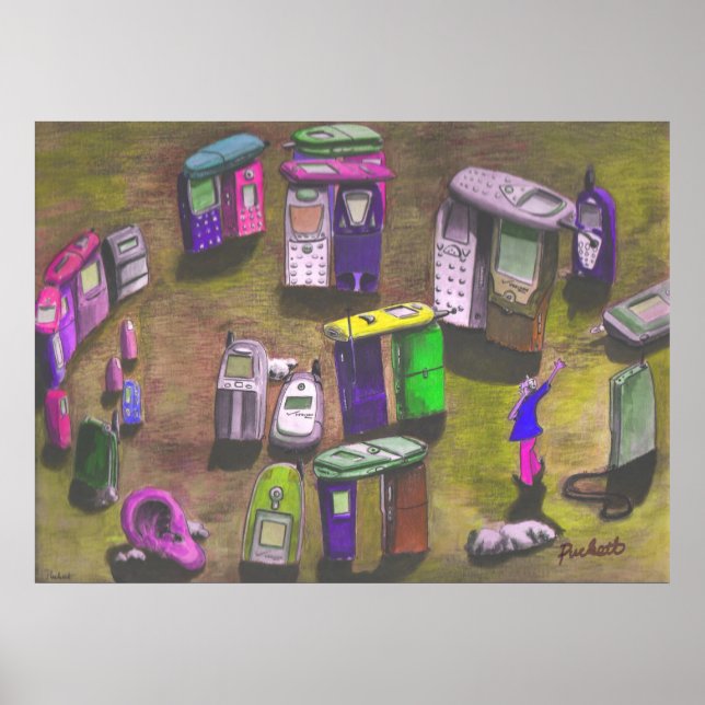 "PhoneHenge" Poster (Front)