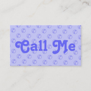 Phones Call Me Card