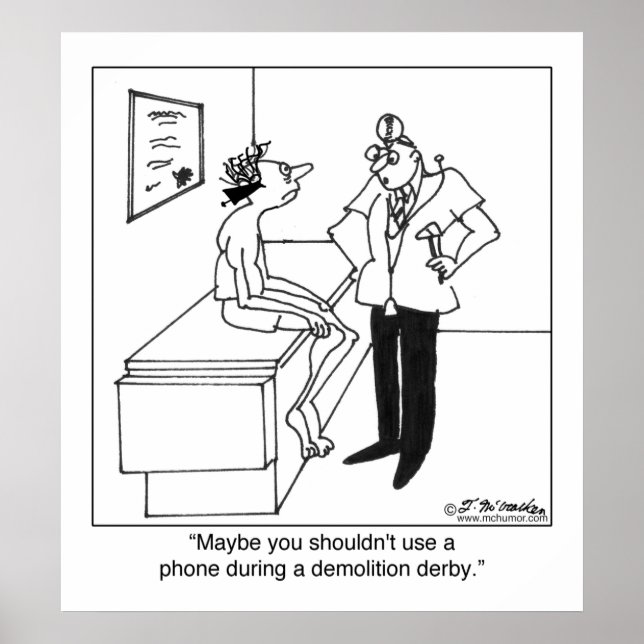 Phones & Demolition Derbys Poster (Front)