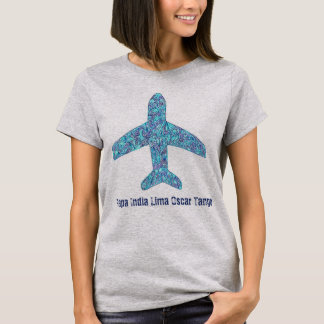 Phonetic Alphabet "Pilot" Airplane T-Shirt