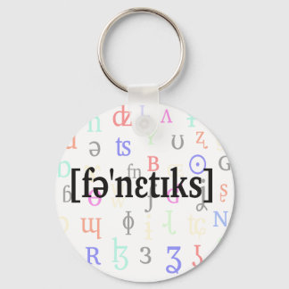 Phonetics in IPA. Black Keychain