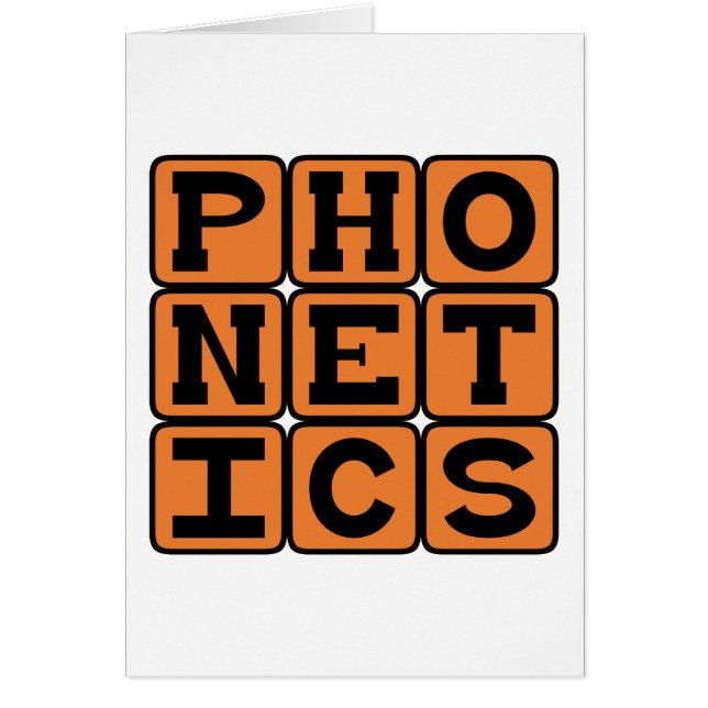 Phonetics, The Study of Human Speech (Front)
