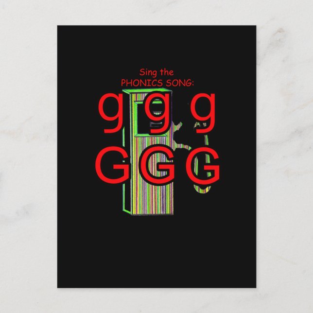 Phonics postcard and flashcard (Front)