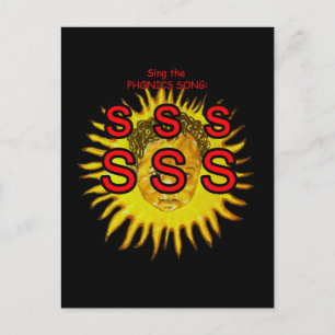 phonics postcard or flashcard