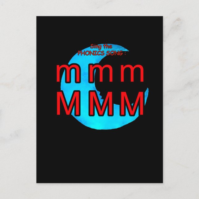 phonics postcard or flashcard (Front)