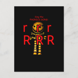 phonics postcard or flashcard