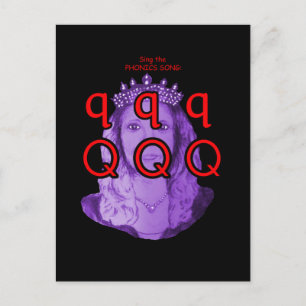 phonics postcard or flashcard