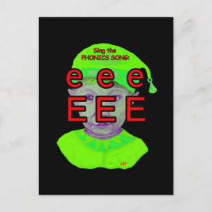 phonics postcard or flashcard