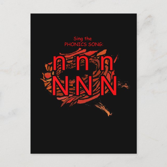 phonics postcard or flashcard (Front)