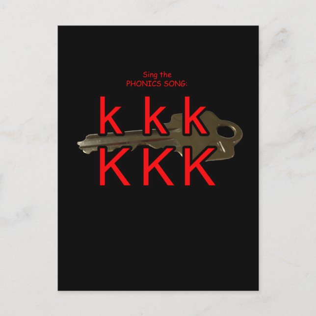 phonics postcard or flashcard (Front)